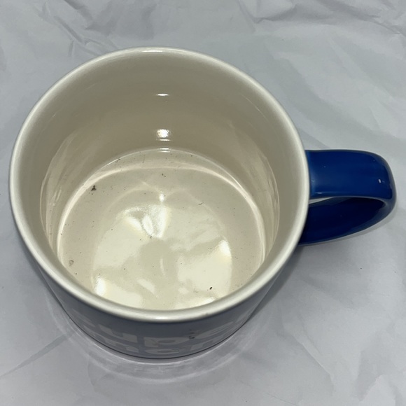 NWT Parker Lane “Super Mom” royal blue and floral mug - Picture 3 of 4